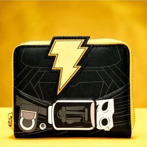 Loungefly DC Comics Black ADAM Cosplay Zip Around Wallet